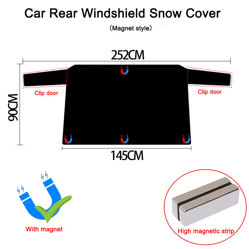 Housse de protection neige pour voiture