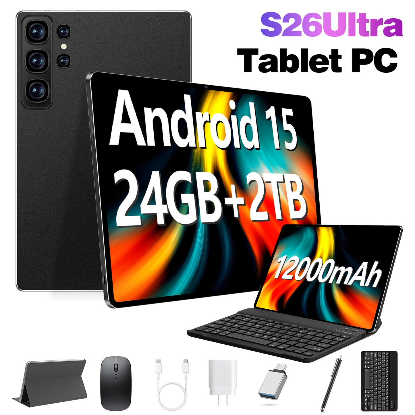 Tablette Android 10.1'' 16GB RAM + 512GB ROM 4G/5G